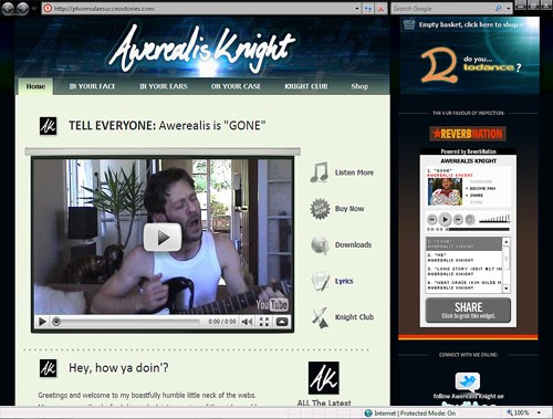 Awerealis Knight's website