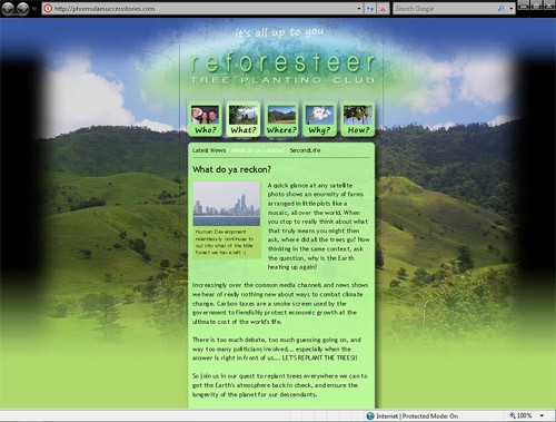Reforesteer.org website